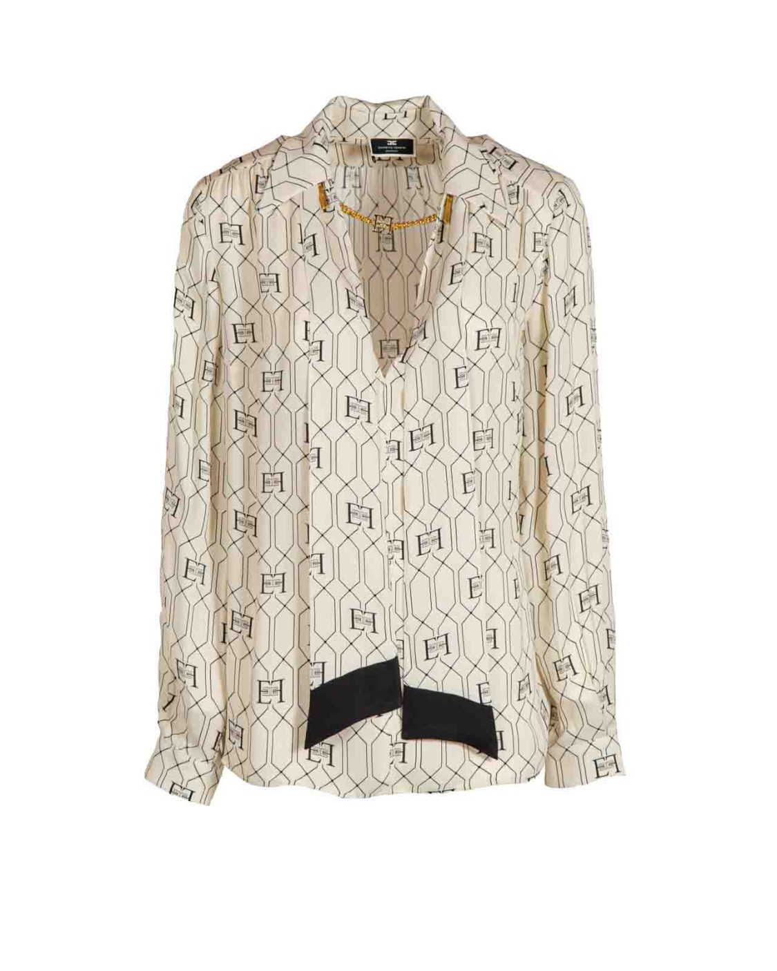 shop ELISABETTA FRANCHI Saldi Camicia: Elisabetta Franchi camicia in viscosa con foulard.
Camicia in doppia georgette di viscosa con motivo logo all-over. È caratterizzata da collo a sciarpa e accessorio in metallo dorato che trattiene lo scollo
Composizione: 100% Viscosa.
Fabbricato in Italia.. CA03437E2-E84 number 3911417